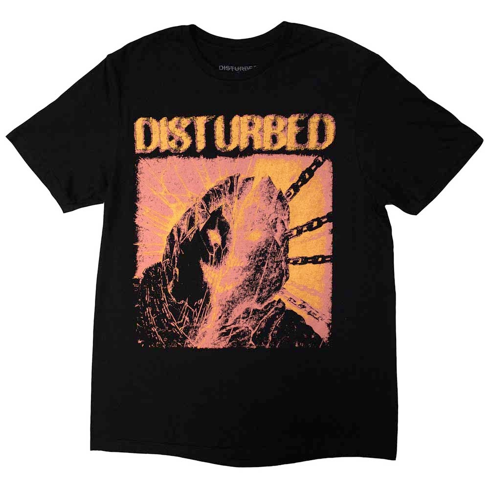Disturbed - European Tour '23 Split Face Heren Tshirt - Zwart